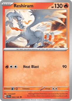 Reshiram, 22/142, Standard