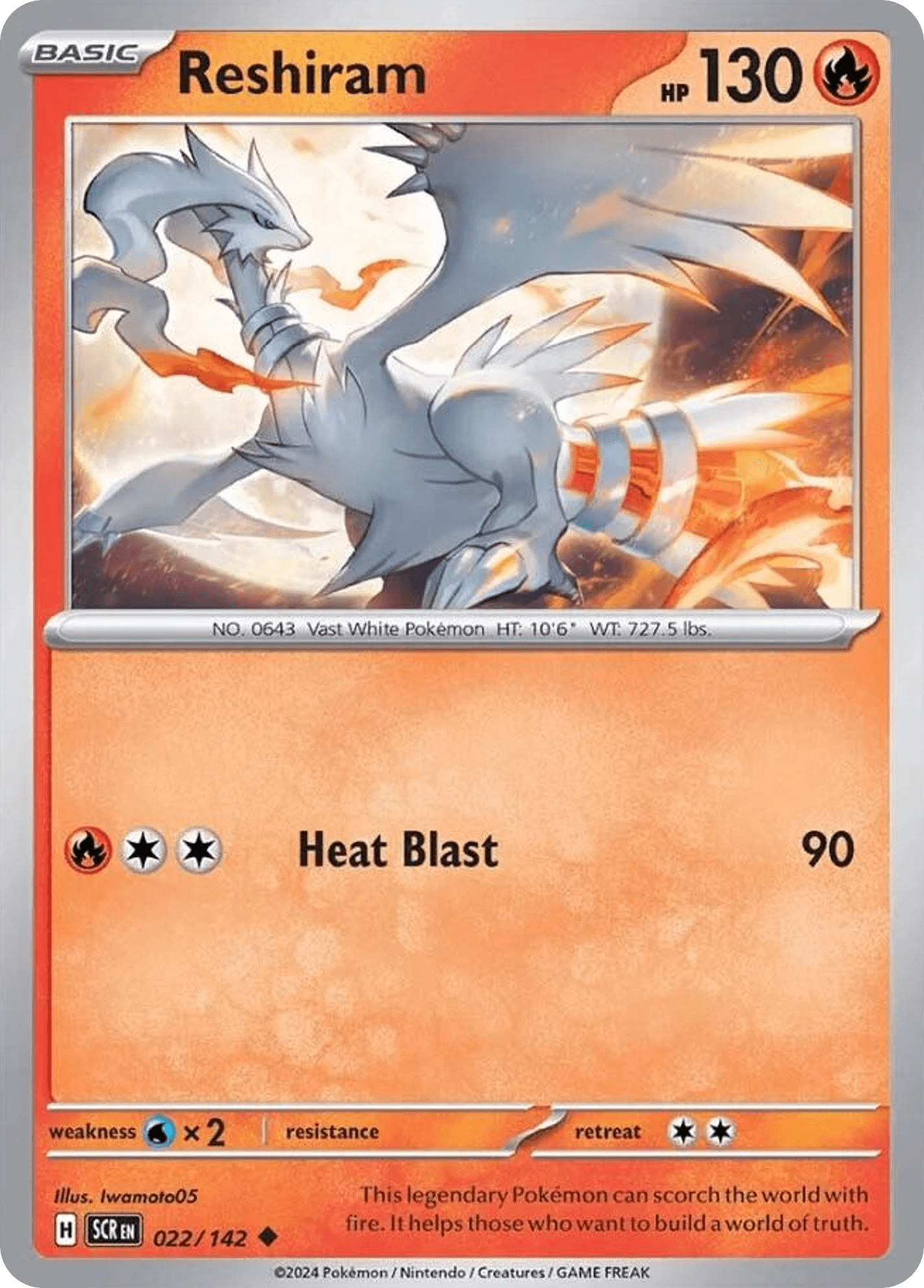 Reshiram, 22/142, Standard