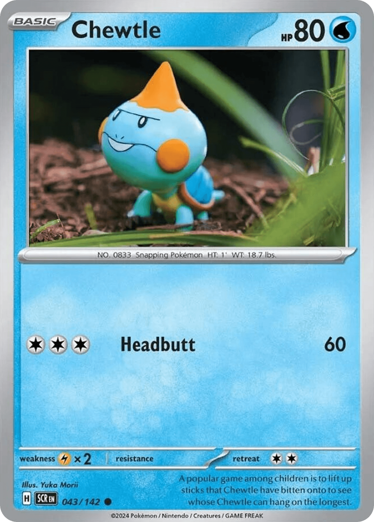 Chewtle, 43/142, Standard