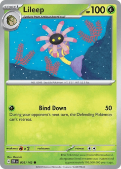 Lileep, 5/142, Standard