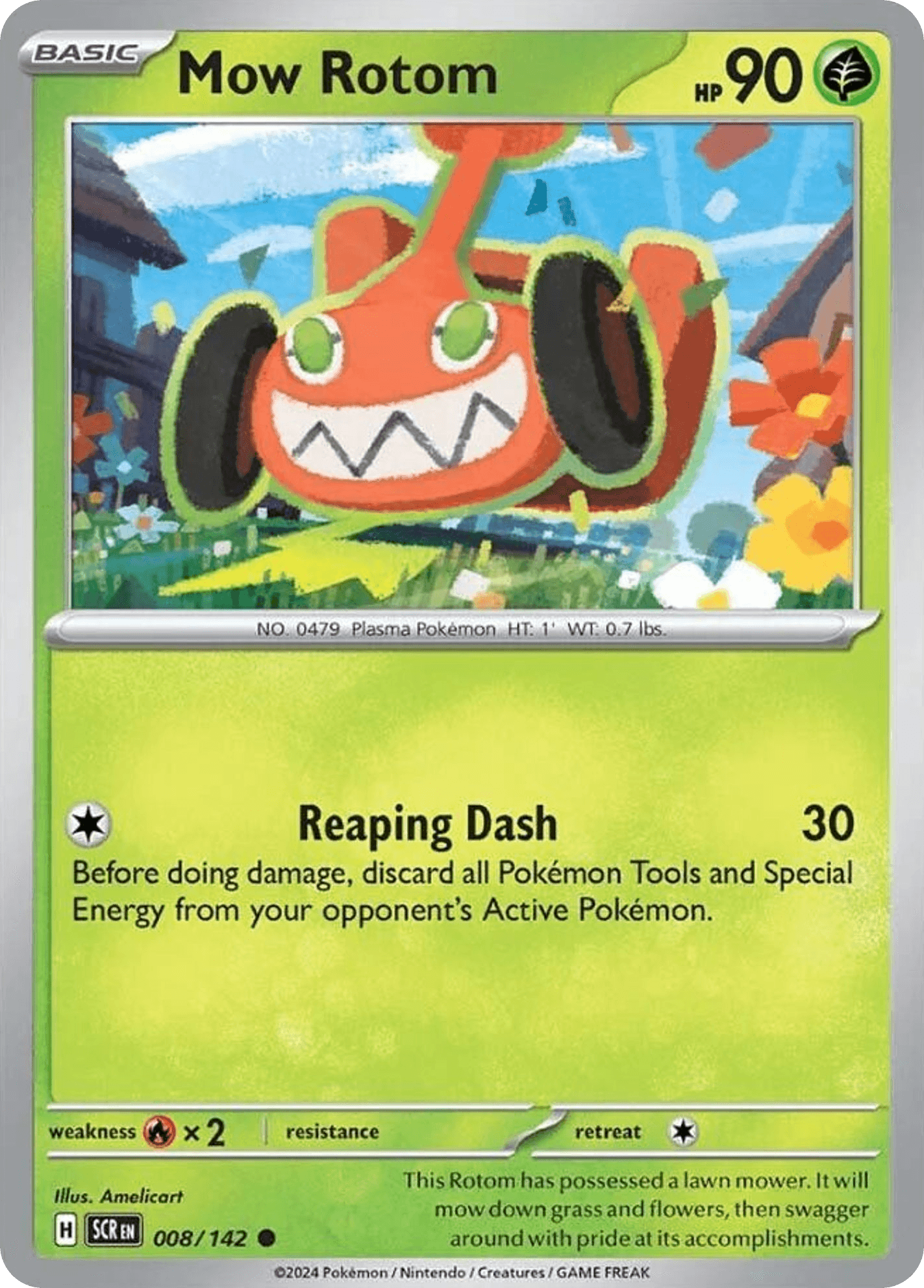Mow Rotom, 8/142, Standard