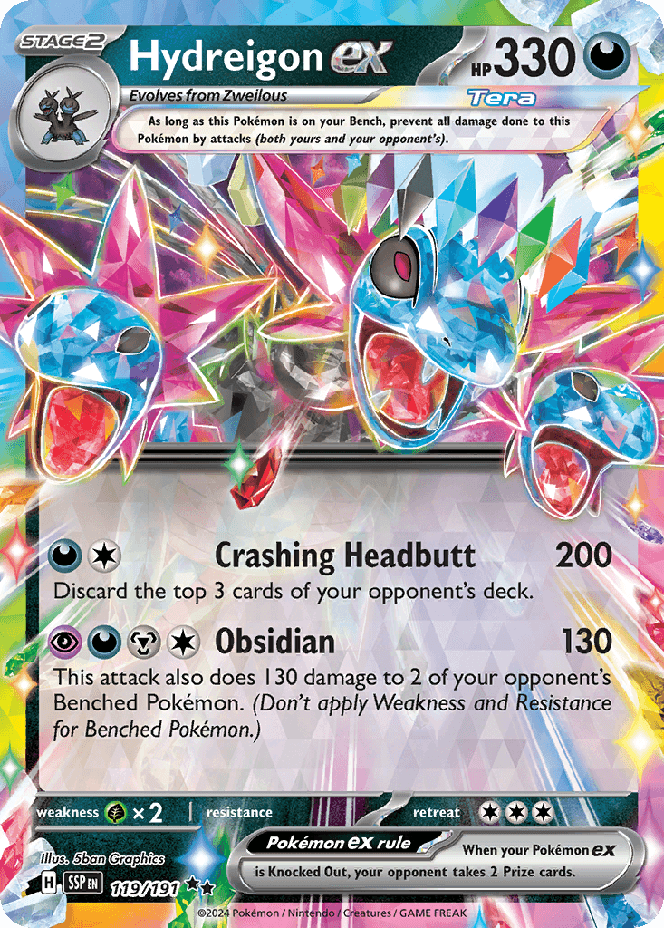 Hydreigon ex, 119/191, Standard