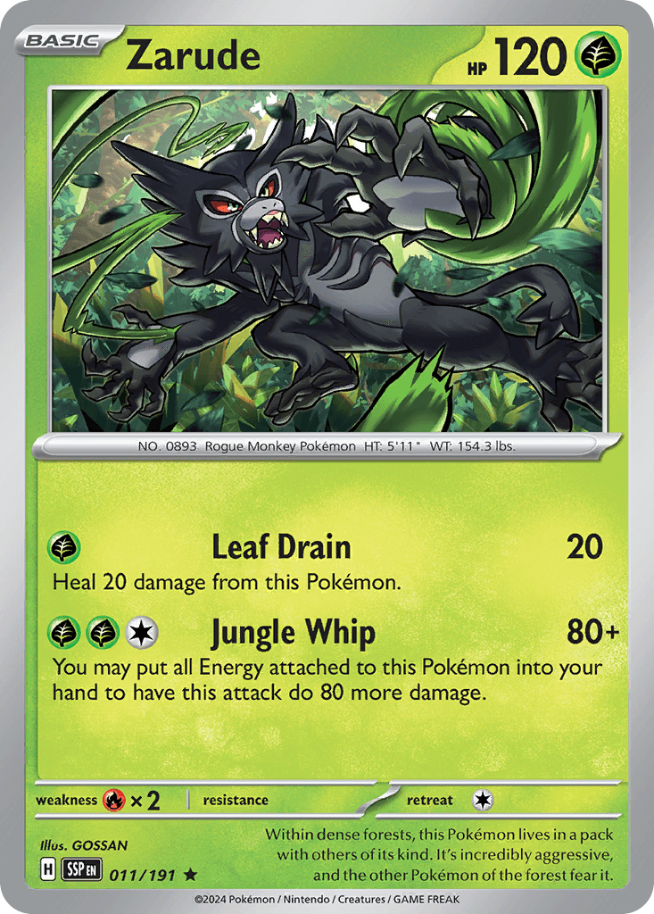 Zarude, 11/191, Standard