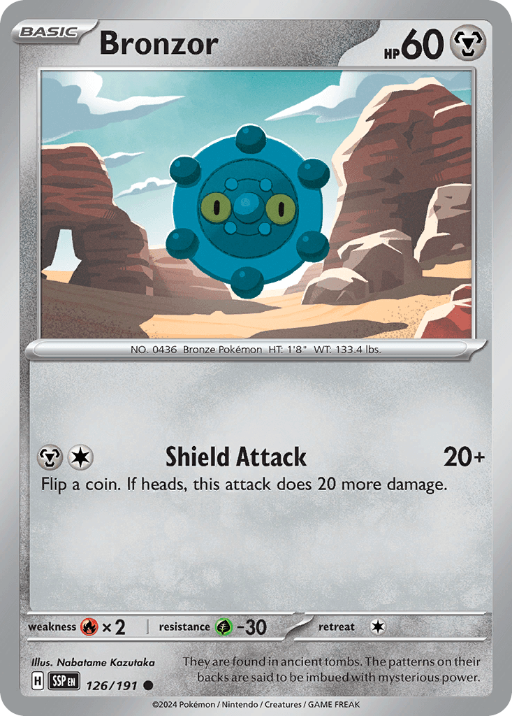 Bronzor, 126/191, Standard
