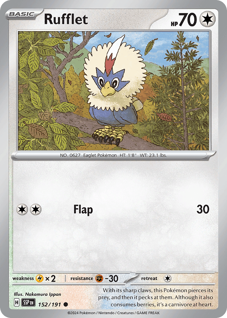 Rufflet, 152/191, Standard