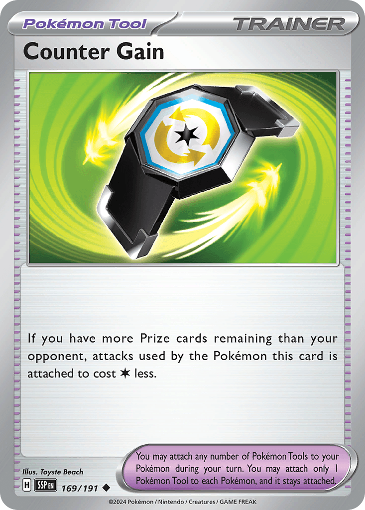 Counter Gain, 169/191, Standard