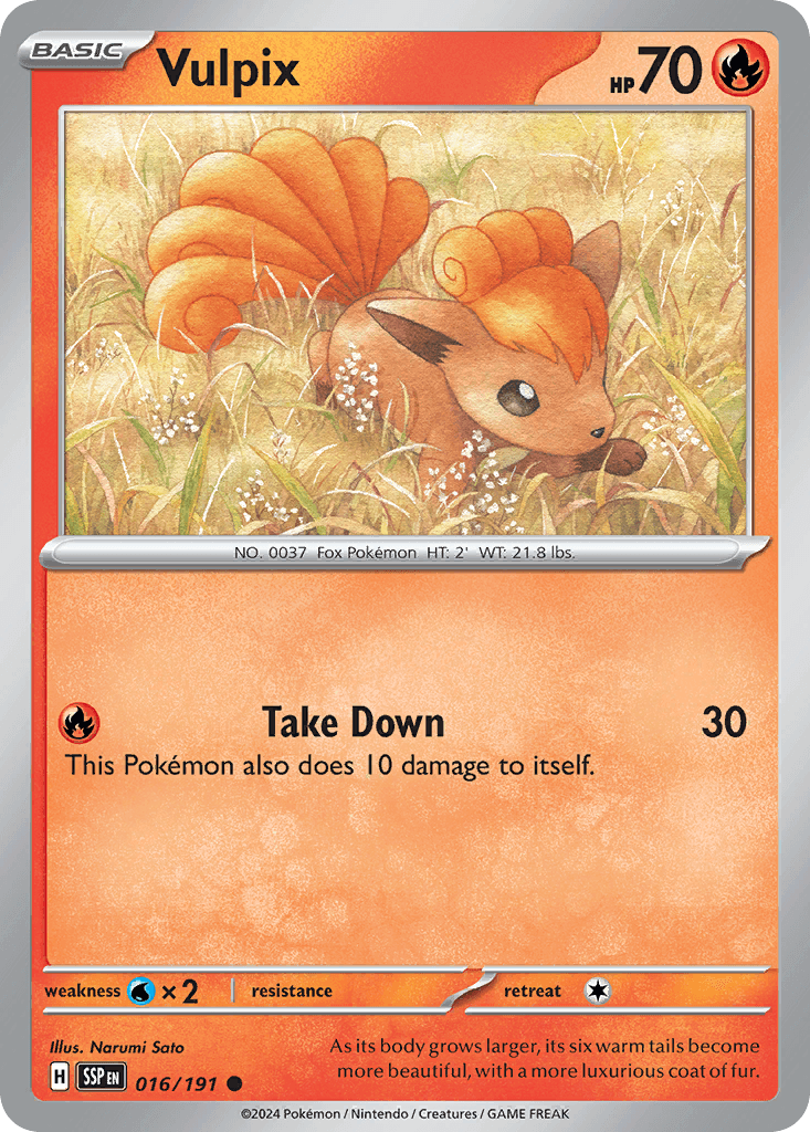 Vulpix, 16/191, Standard
