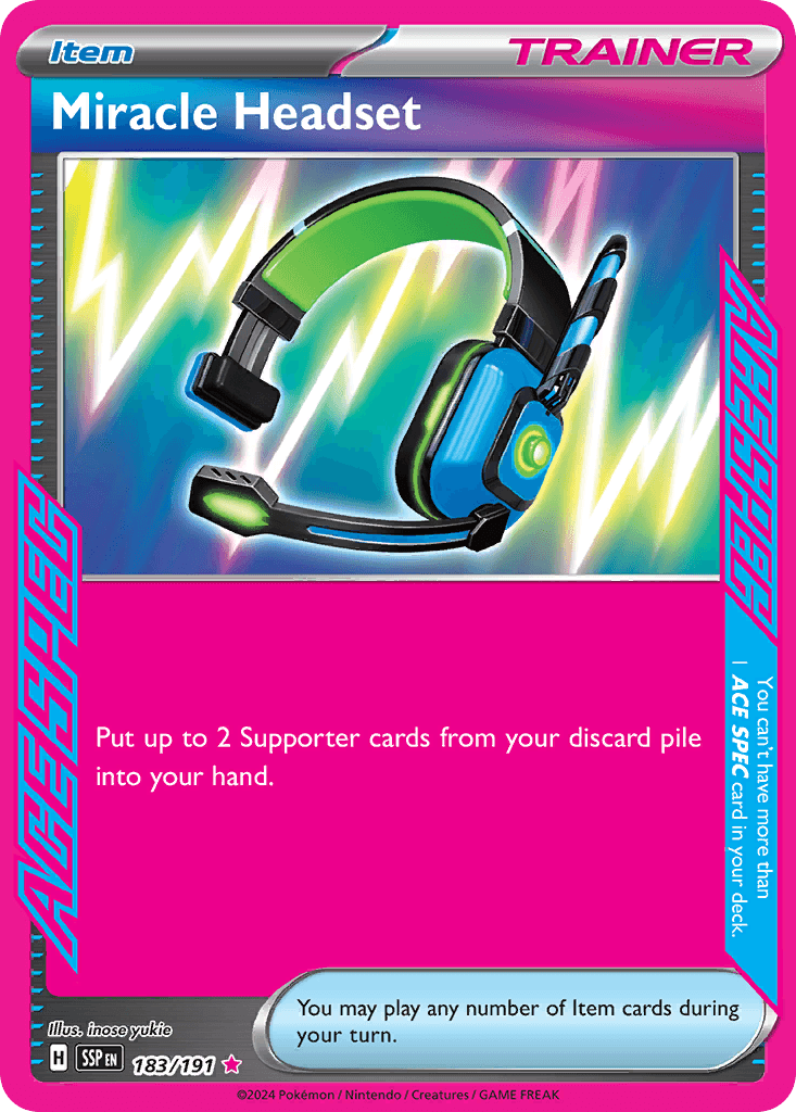 Miracle Headset, 183/191, Standard
