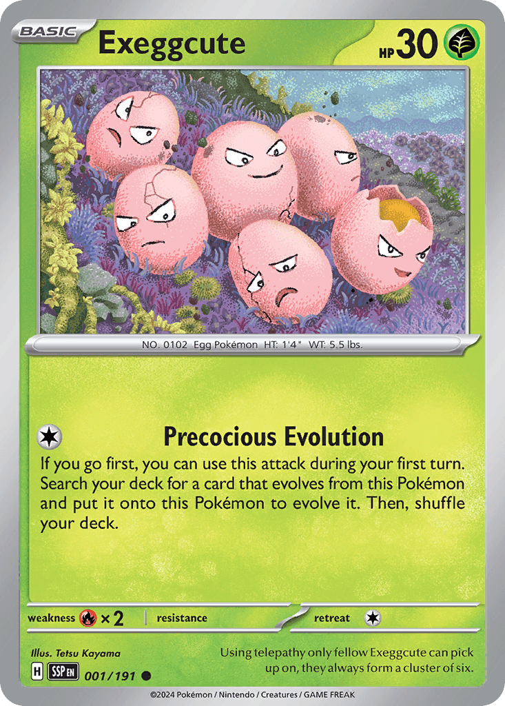 Exeggcute, 1/191, Standard