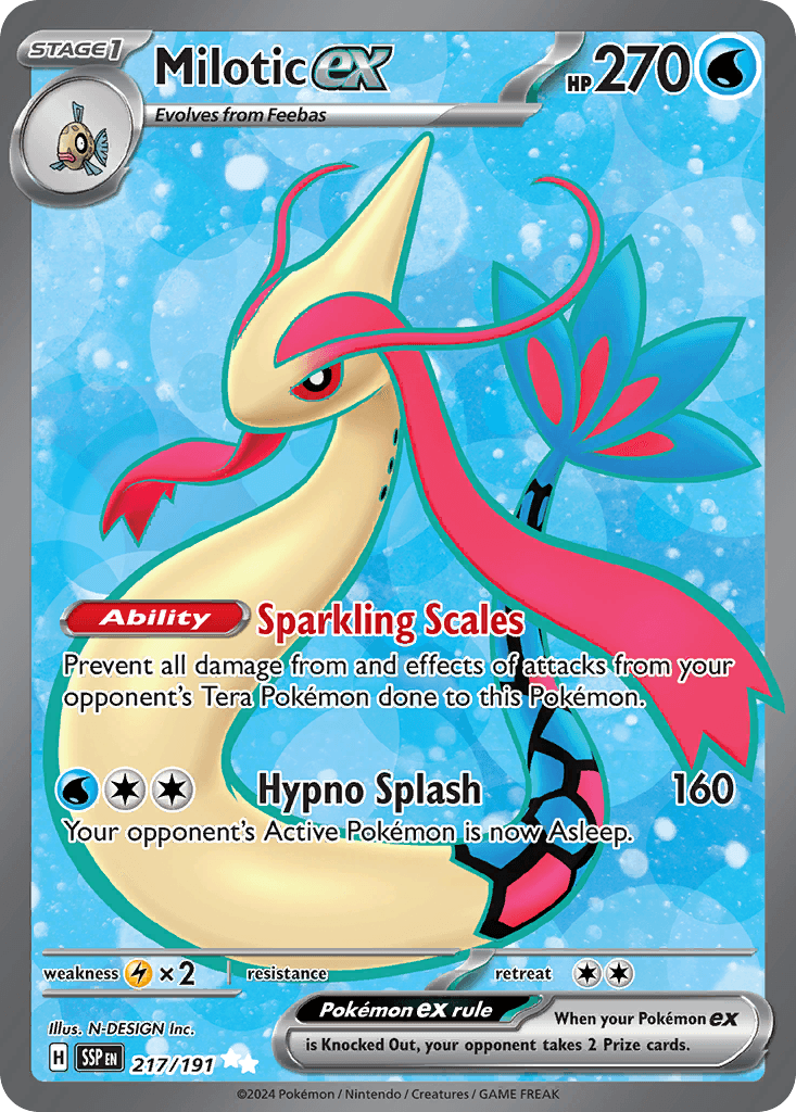 Milotic ex, 217/191, Standard