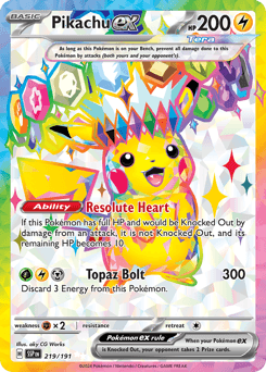 Pikachu ex, 219/191, Standard