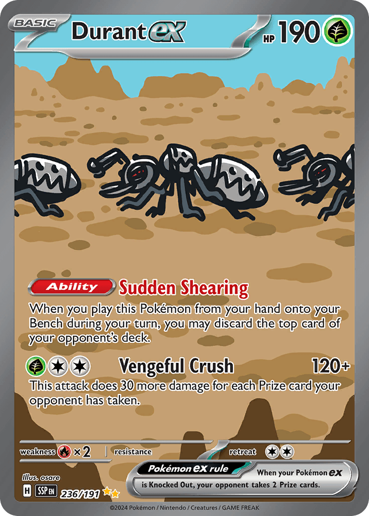 Durant ex, 236/191, Standard