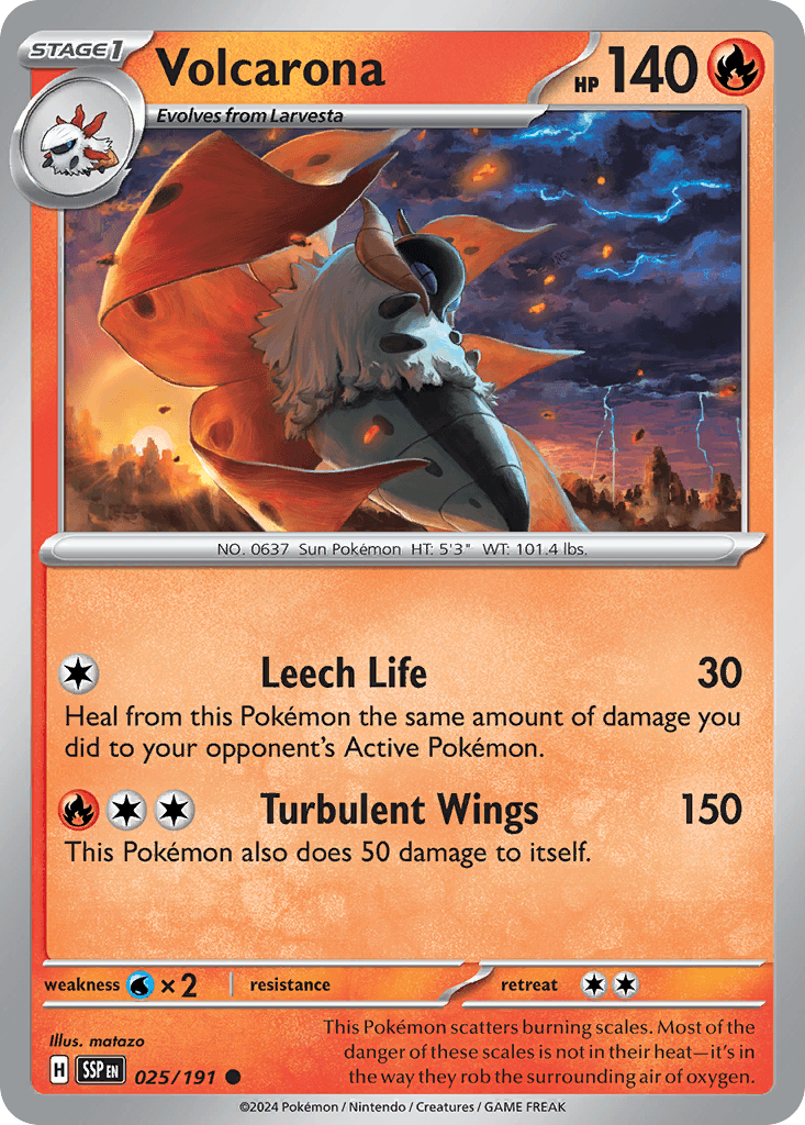 Volcarona, 25/191, Standard