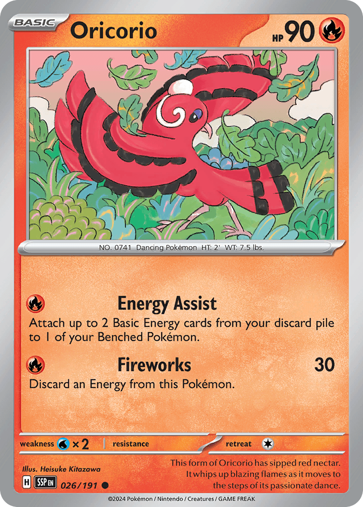 Oricorio, 26/191, Standard