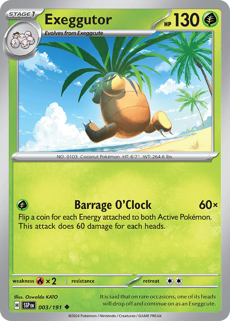 Exeggutor, 3/191, Standard