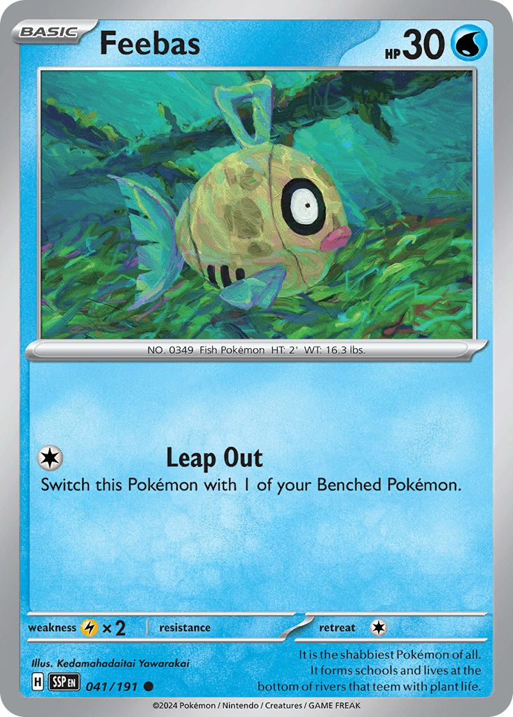 Feebas, 41/191, Standard