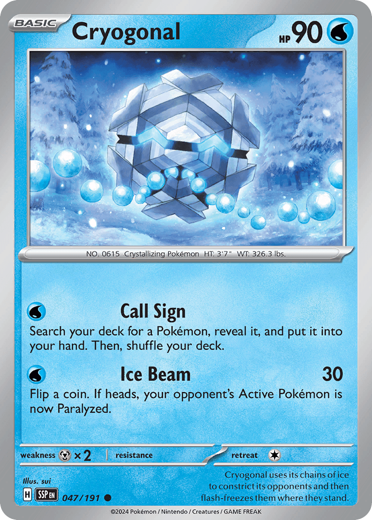 Cryogonal, 47/191, Standard