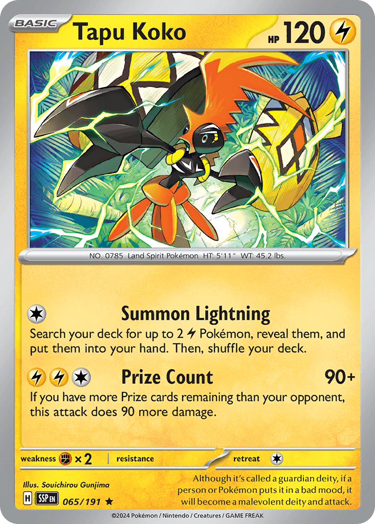 Tapu Koko, 65/191, Standard