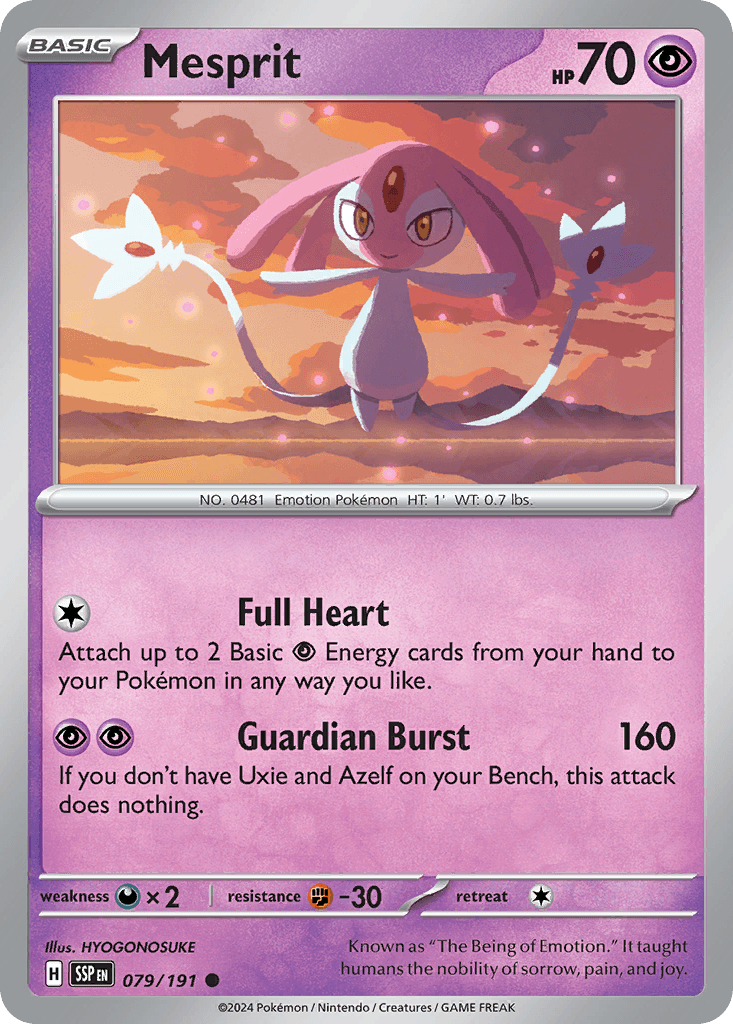 Mesprit, 79/191, Standard