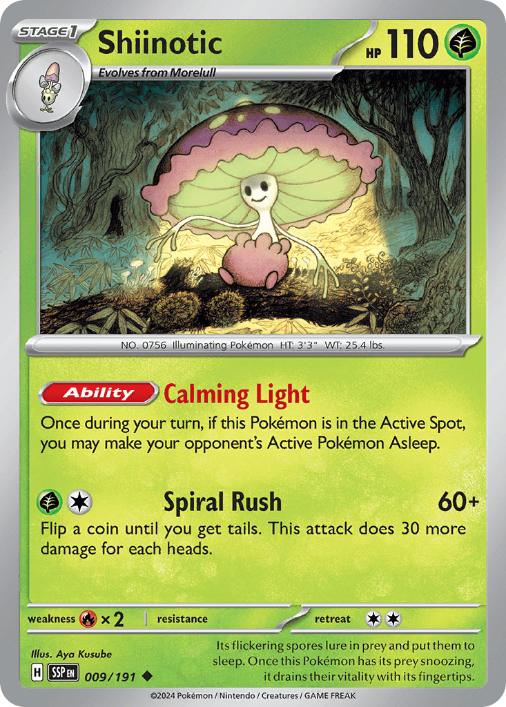 Shiinotic, 9/191, Standard