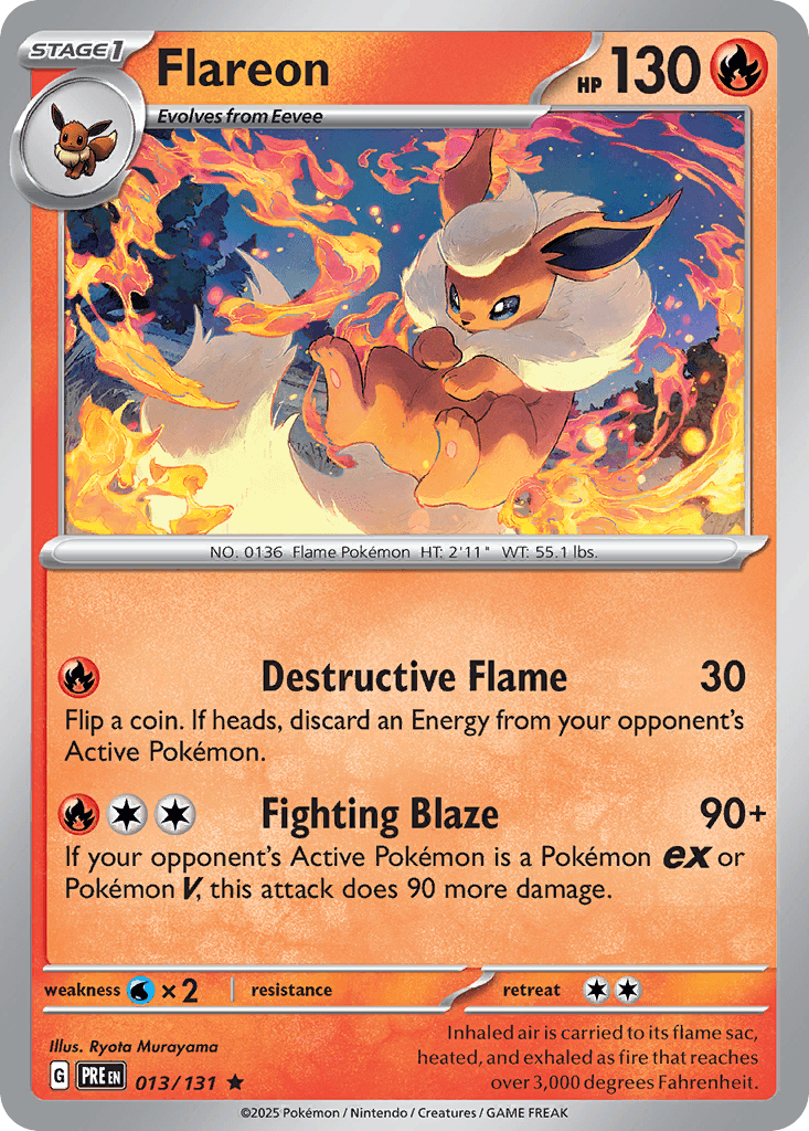 Flareon, 13/131, Standard