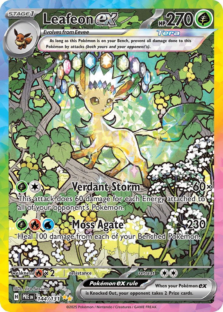 Leafeon ex, 144/131, Standard