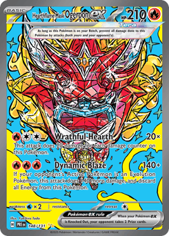 Hearthflame Mask Ogerpon ex, 148/131, Standard