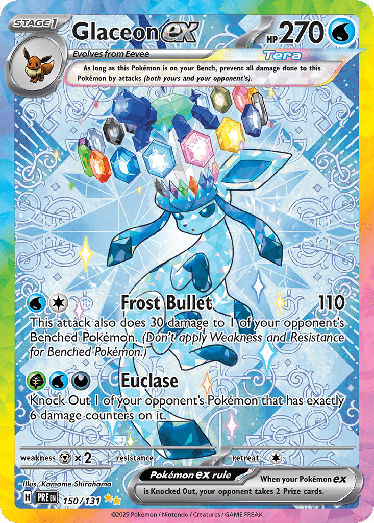 Glaceon ex, 150/131, Standard