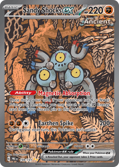 Sandy Shocks ex, 159/131, Standard