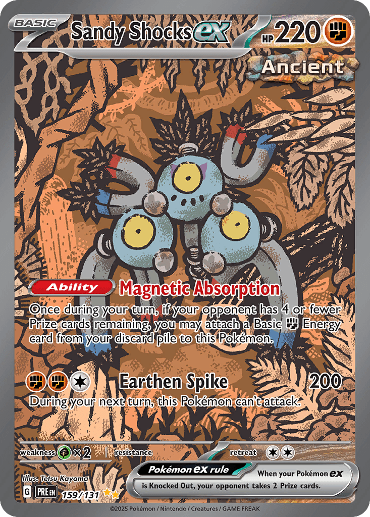 Sandy Shocks ex, 159/131, Standard
