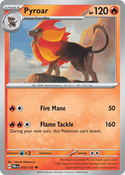 Pyroar, 16/131, Standard