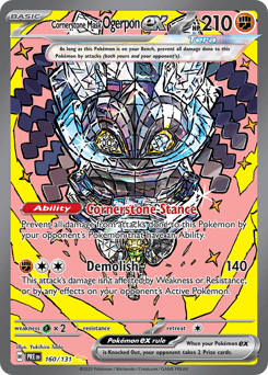 Cornerstone Mask Ogerpon ex, 160/131, Standard