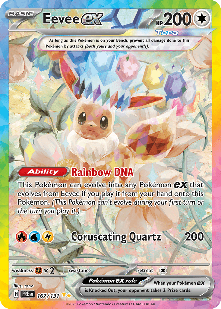 Eevee ex, 167/131, Standard