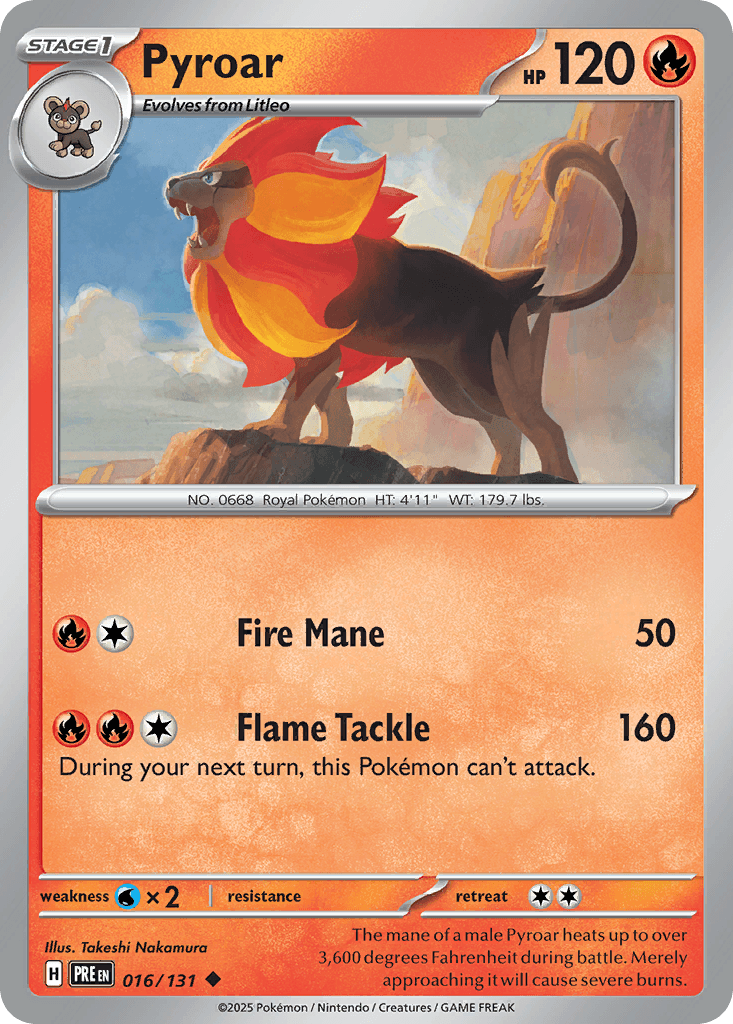 Pyroar, 16/131, Standard
