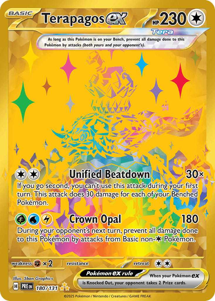 Terapagos ex, 180/131, Standard