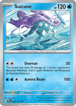 Suicune, 24/131, Standard