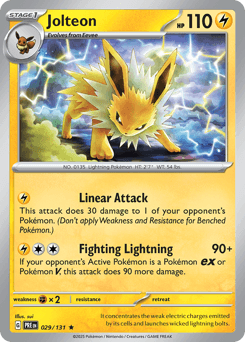 Jolteon, 29/131, Standard