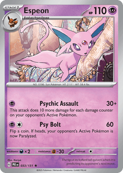 Espeon, 33/131, Standard
