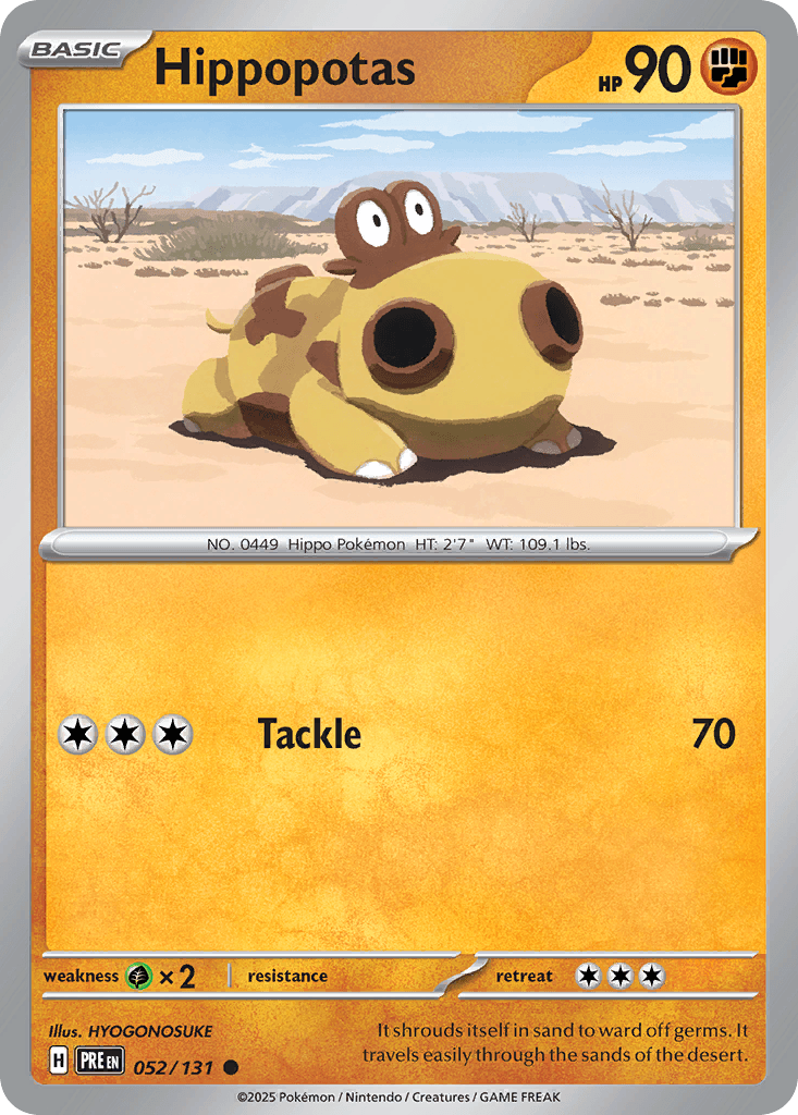 Hippopotas, 52/131, Standard