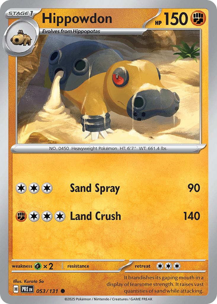 Hippowdon, 53/131, Standard