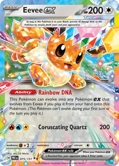 Eevee ex, 75/131, Standard