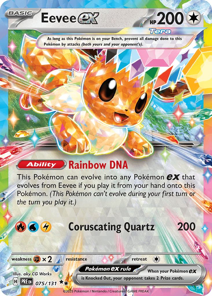 Eevee ex, 75/131, Standard