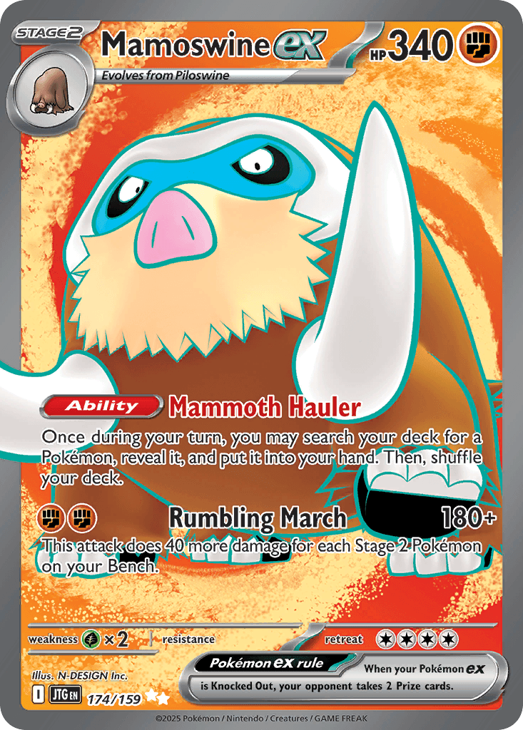 Mamoswine ex, 174/159, Standard