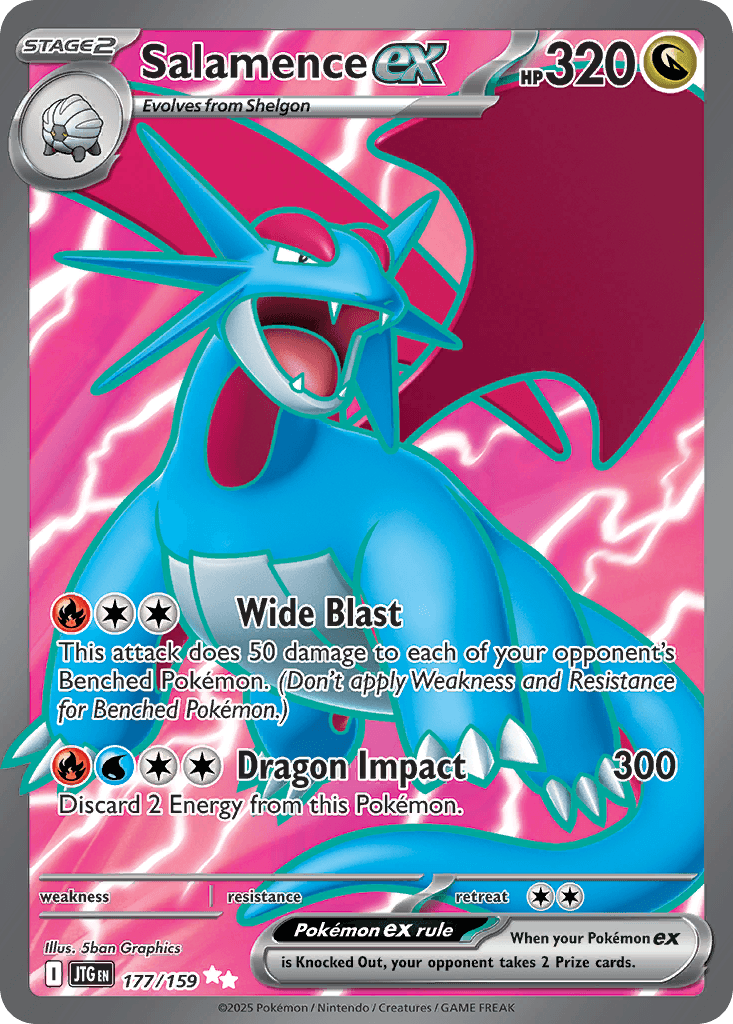 Salamence ex, 177/159, Standard