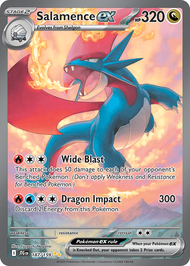 Salamence ex, 187/159, Standard