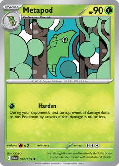 Metapod, 2/159, Standard