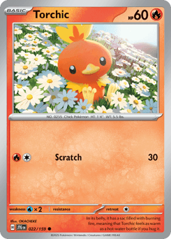 Torchic, 22/159, Standard