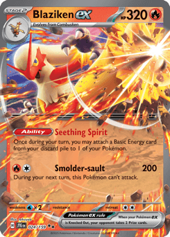 Blaziken ex, 24/159, Standard
