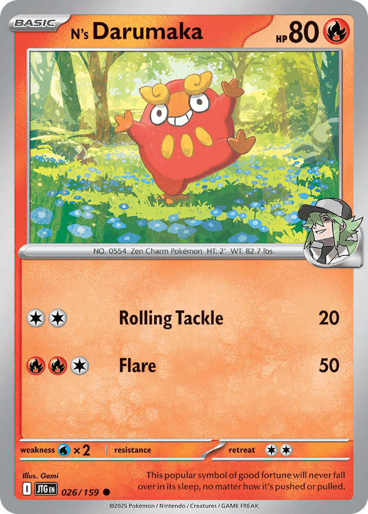 N's Darumaka, 26/159, Standard
