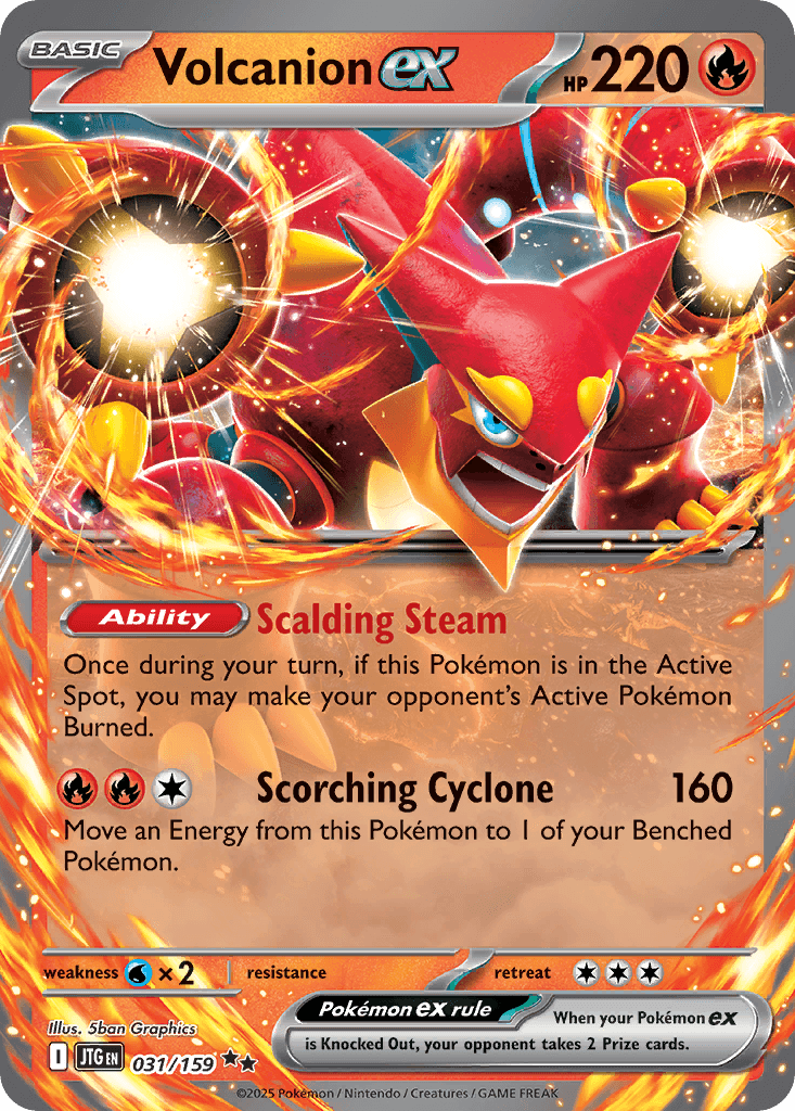 Volcanion ex, 31/159, Standard